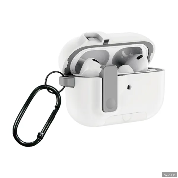 Ferrelli AirPods Pro 3 Anti-Shock skyddsfodral, vit