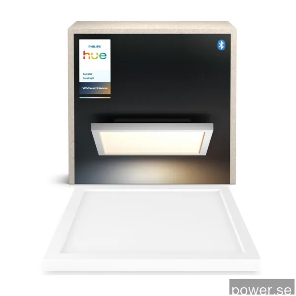 Philips Hue Aurelle fyrkantig taklampa, vit
