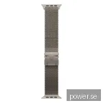 Apple Watch 49 mm titan Milanesisk loop M, naturlig