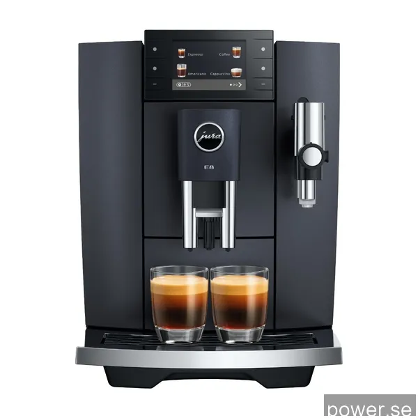 Jura E8 (ED) kaffemaskin, Cosmic Black