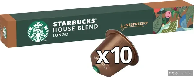 Starbucks® House Blend Lungo kaffekapslar by Nespresso