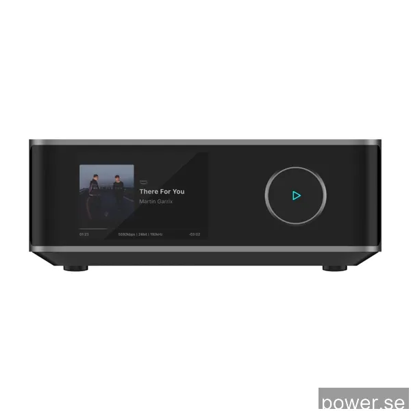 WiiM Amp Ultra streamingförstärkare, mörkgrå