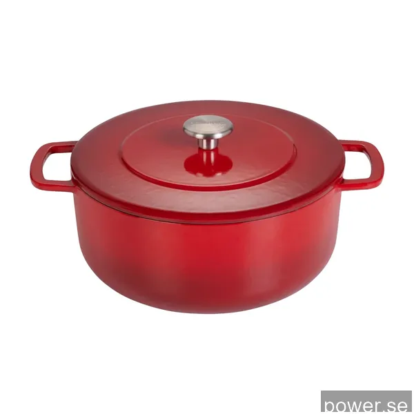 Combekk gryta, 24 cm körsbärsröd