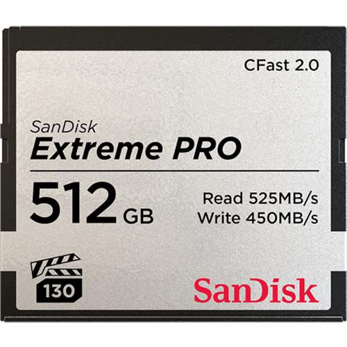 SANDISK Extreme Pro CFast 2.0 - 525MB/s - 512GB
