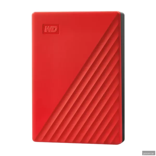 WD My Passport - Extern Hårddisk - 6TB - Röd