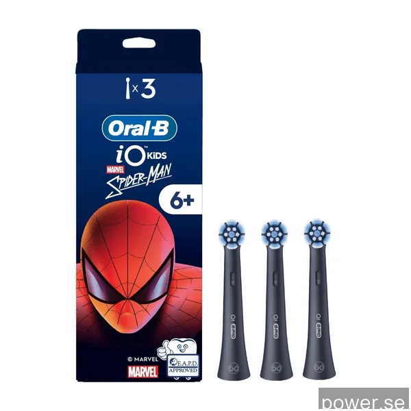 Oral-B Borsthuvuden iO Gentle Care Spiderman Refills - 3 st