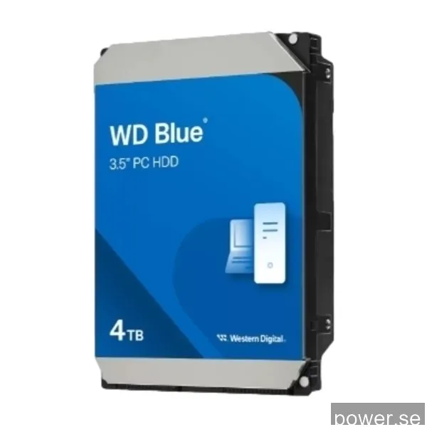 WD Blue - 4TB - Hårddisk - WD40EZZX - SATA-600 - 3,5"