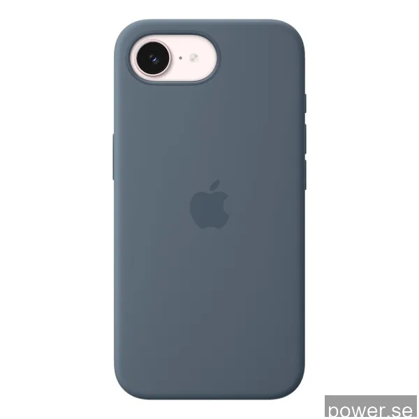 Apple silikonskal med MagSafe till iPhone 17e - Ankarblå