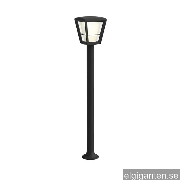 Philips Hue Econic WACA svart stolplampa
