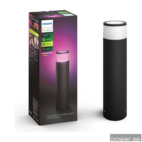 Philips Hue WCA Calla Large piedestallampa Förlängning, svart 24v