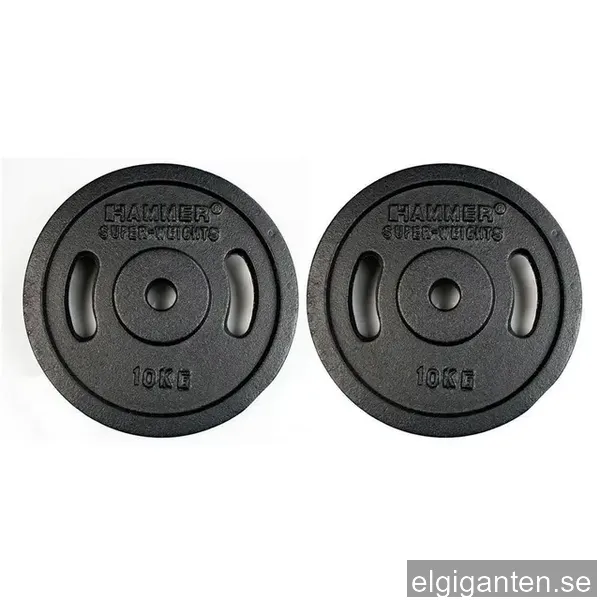 Hammer Sport Weight Discs, Viktskiva Järn 2 x 10 kg
