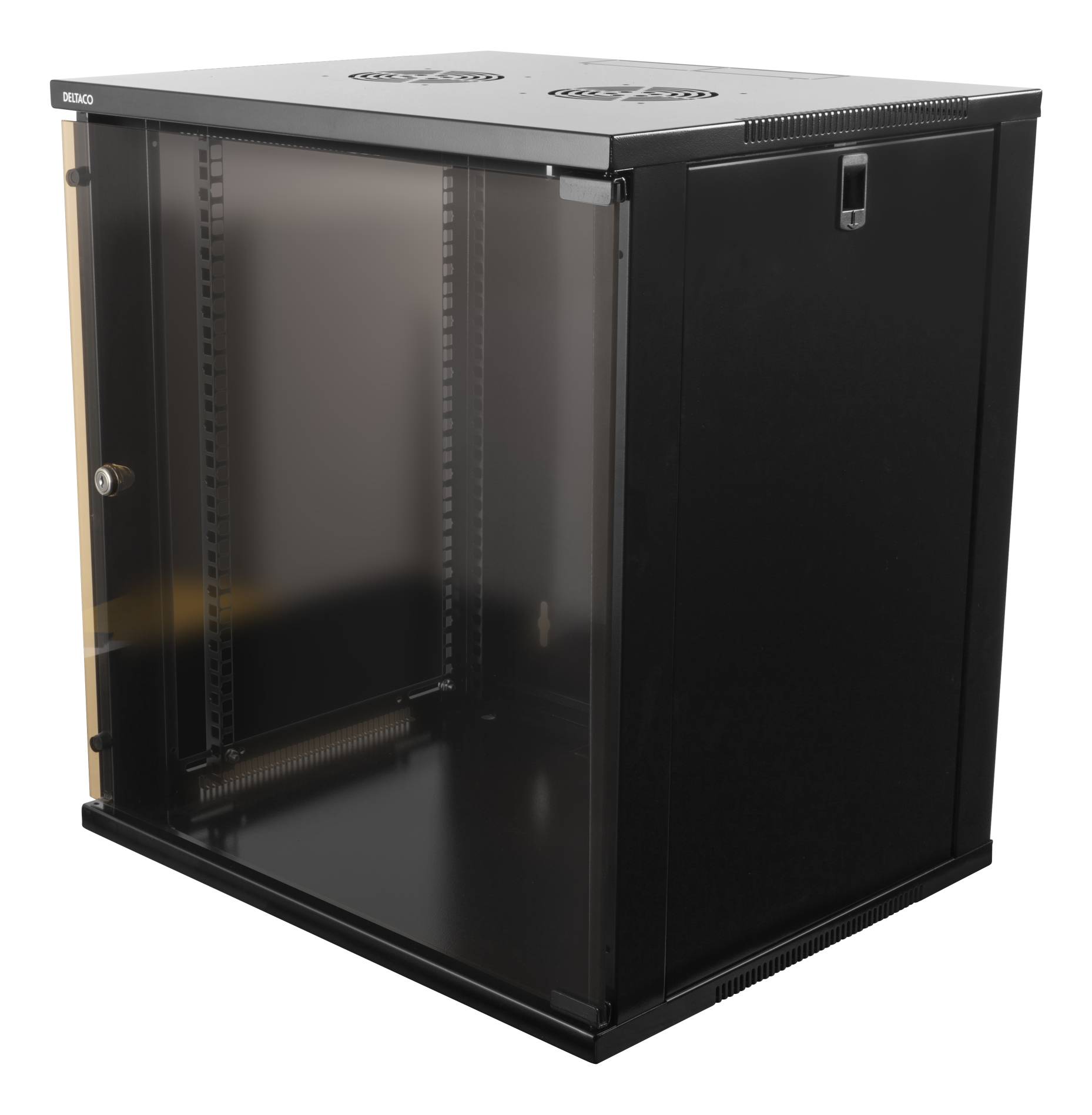 Deltaco 19-5412B - 12U - Wall Mount Rack Cabinet