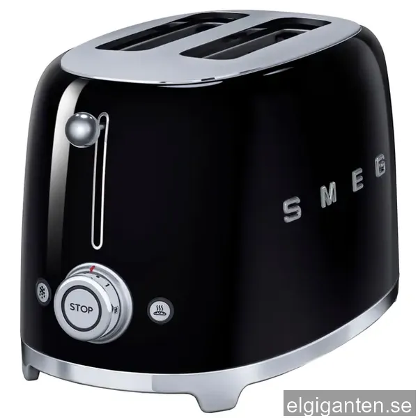 SMEG TSF01BLEU, Brödrost 2 skivor 50's Style, Black