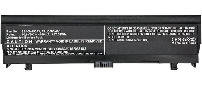 CoreParts Battery - laptop battery - Li-Ion - 4400 mAh - 48 Wh