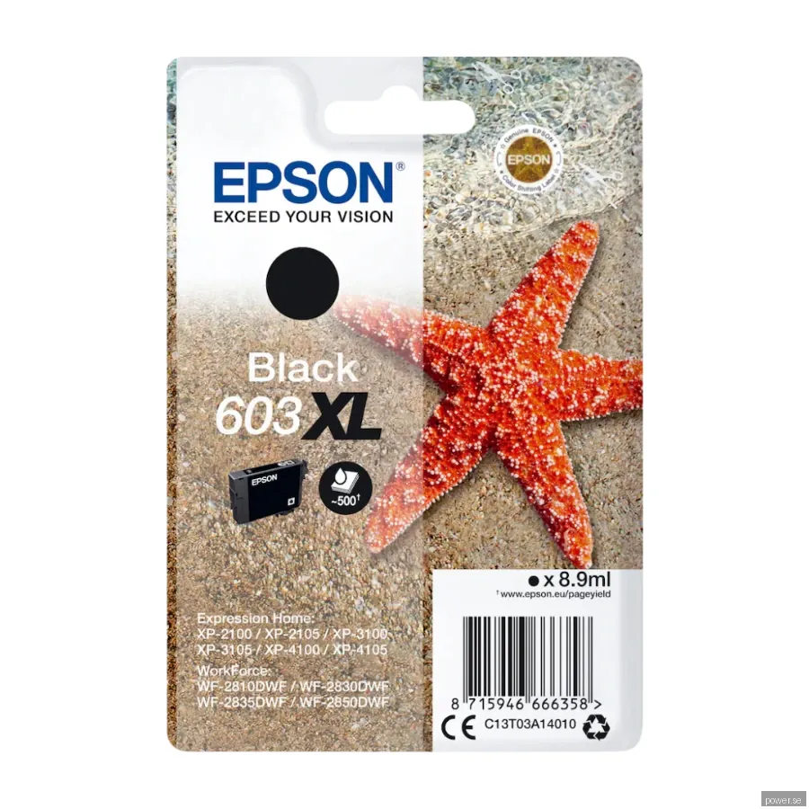 Epson 603XL - XL - black - original - ink cartridge