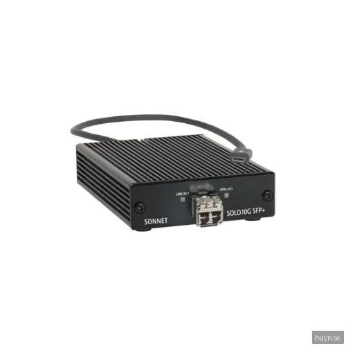 Sonnettech Solo10G SFP+ 10 Gigabit Ethernet Thunderbolt Adapter with Short-range SFP+ Transceiver