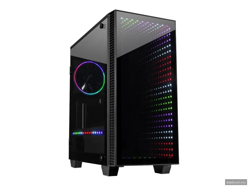Inter-Tech X-608 Infinity Micro - Chassi - Tower - Svart