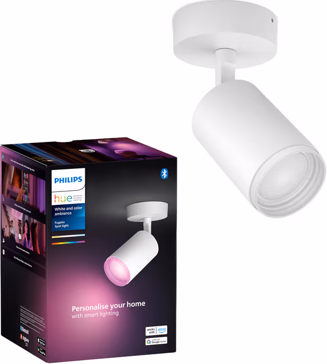 Philips Hue Fugato Single Spot - White