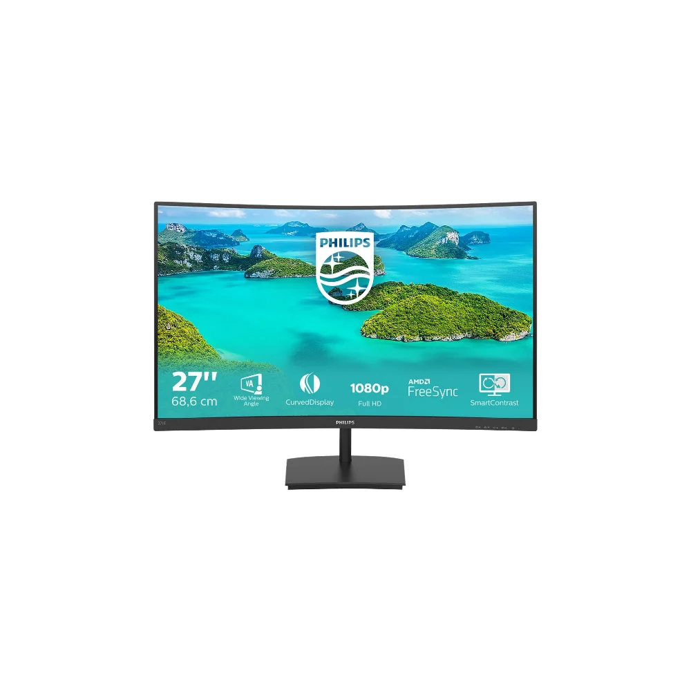 27" Philips 271E1SCA - 1920x1080 (FHD) - 75Hz - VA