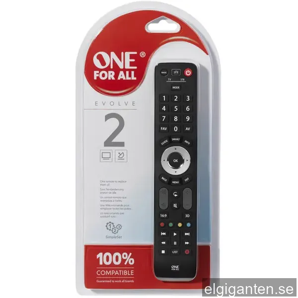 One For All Evolve 2 URC 7125 Universal fjärrkontroll