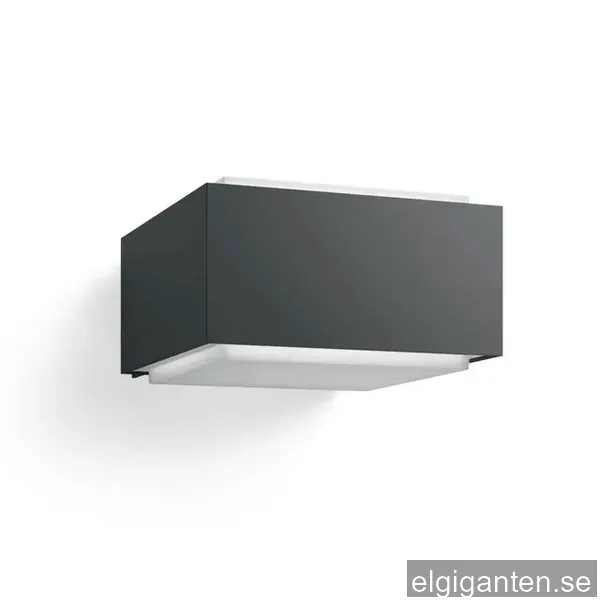 Philips Hedgehog utomhus vägglampa, antracit