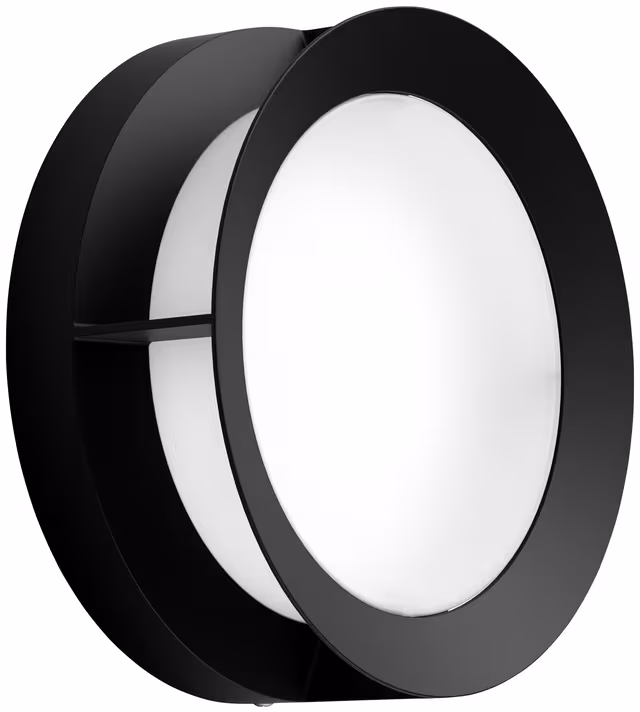 Philips Actea wall lantern black 1x12w 176v