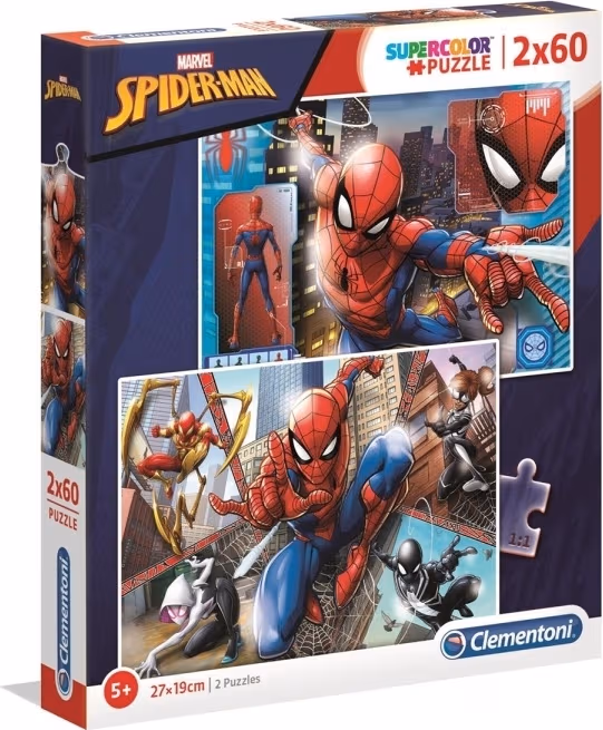 Clementoni Puzzle Spiderman 2x60st. 2D Pussel