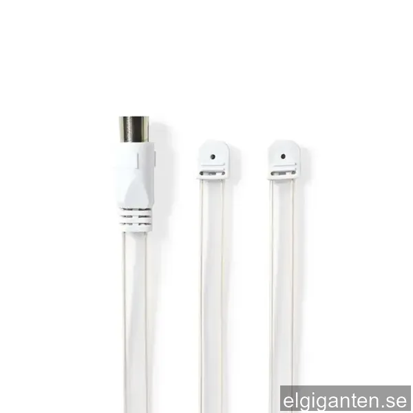 Nedis Koaxialkabel | IEC (Koax) Hane | Open | Nickelplaterad | 50 Ohm | Oskyddad | 1.90 m |