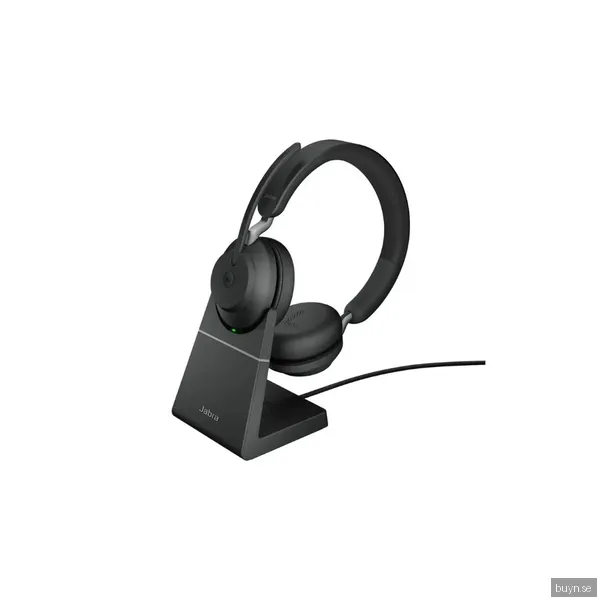 Jabra Evolve2 65, Link380c MS Stereo Stand Black