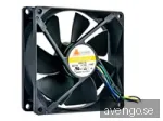 QNAP 92X92X25MM FAN 12V 4PIN - Chassi fläkt - 92mm - Svart