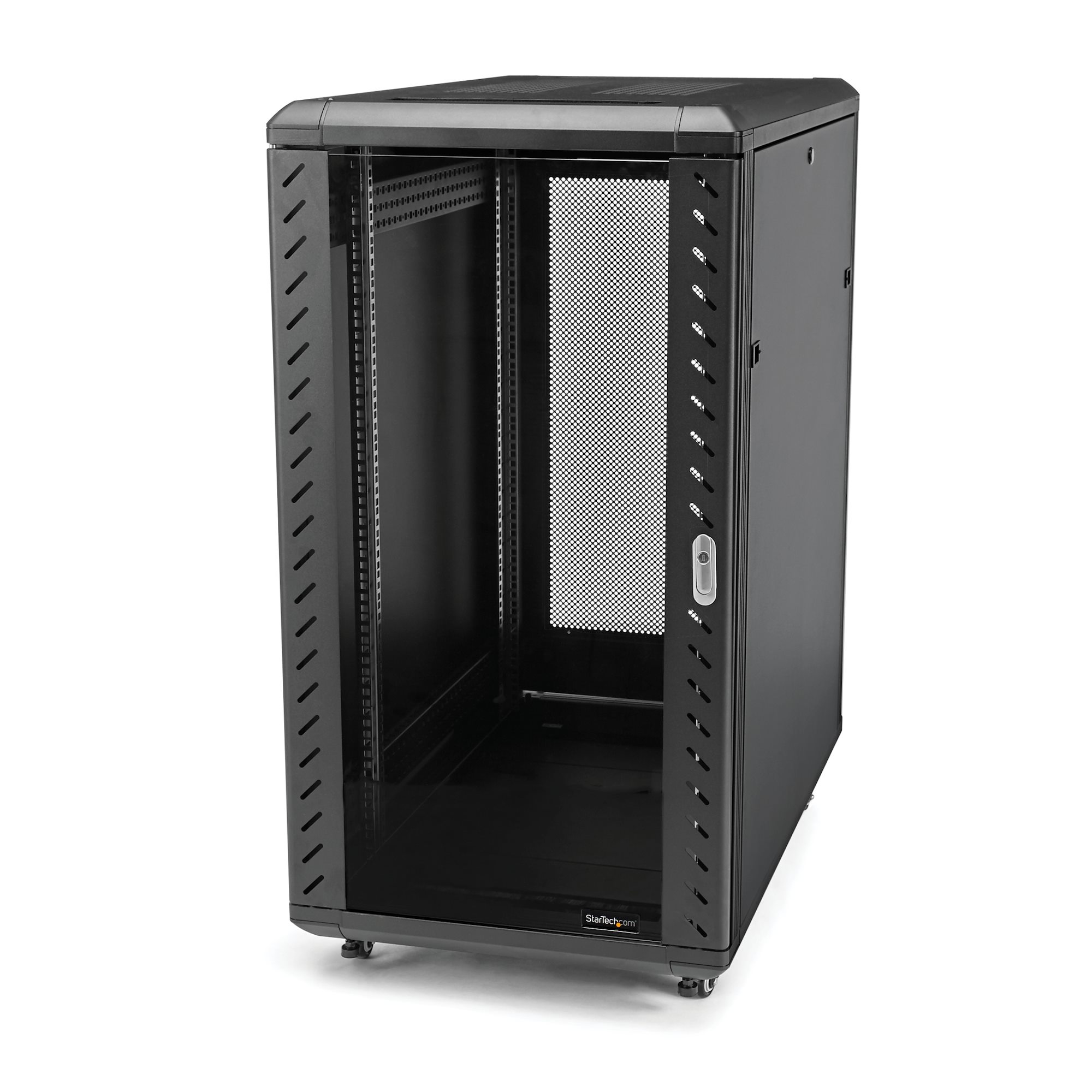 StarTech.com 18U Server Rack Cabinet - Includes Casters and Leveling Feet rack - 18U