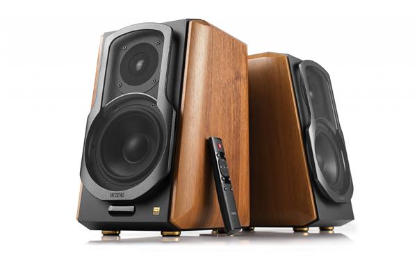 Edifier S1000MKII - Bluetooth Bookshelf Speakers - 120W - Brown