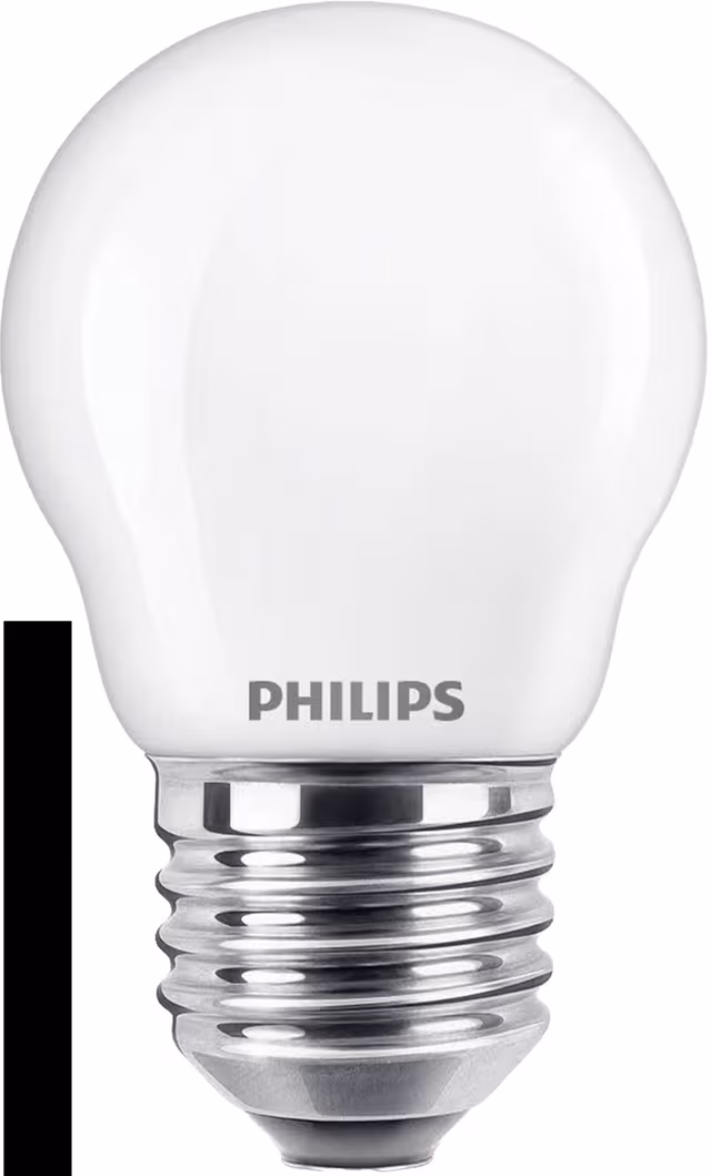 Philips LED-glödlampa Classic Candle 4.3W/827 (40W) Frosted 2-pack E27
