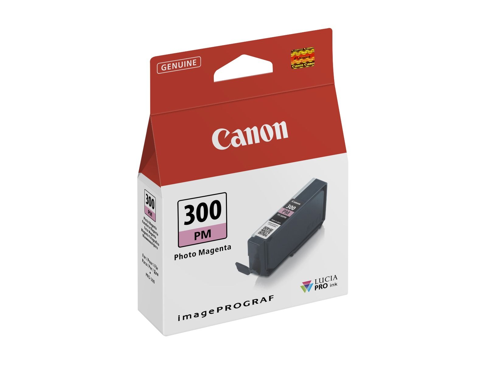 Canon PFI-300 Photo Magenta -bläckpatron, foto magenta