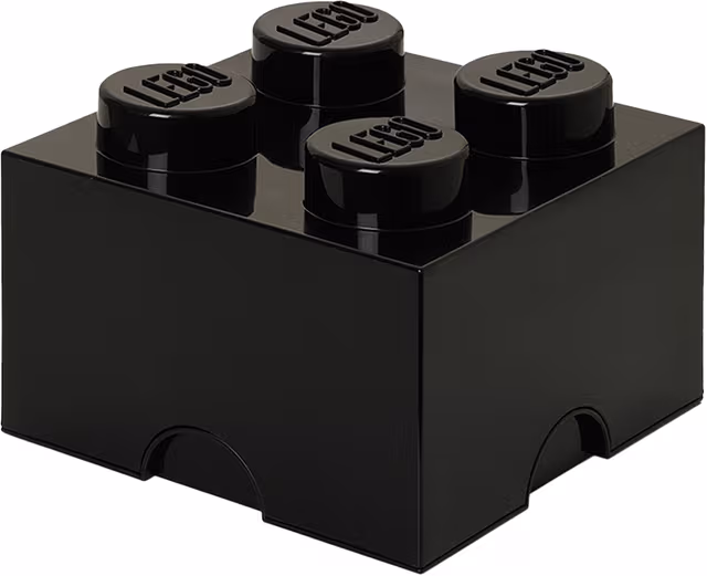 LEGO förvaring 4, svart