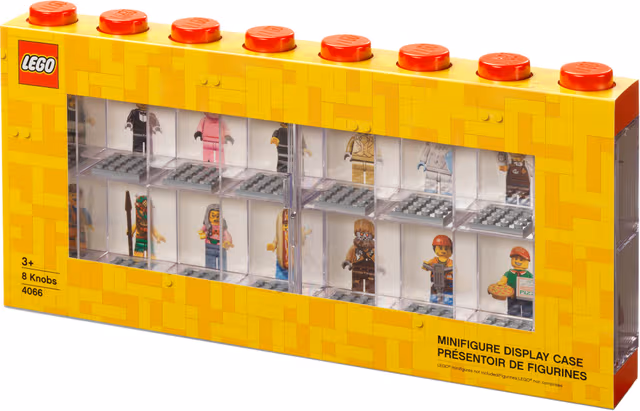 LEGO Minifigurs box förvaring 16, röd
