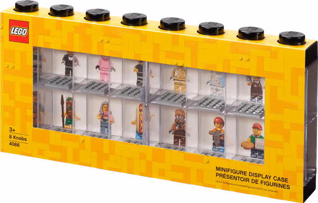 LEGO Minifigurs box förvaring 16, svart