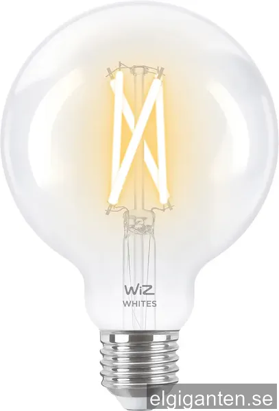 WiZ Tunable G95 E27 Smart Filament Glob Lampa - Dimbar varm-till-kallvit LED