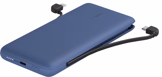 Belkin 10K PD Power Bank with Integrated Cables PowerBank - 10000 mAh