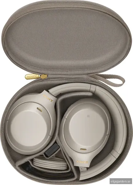 Sony WH-1000XM4 trådlösa brusreducerande hörlurar, silver