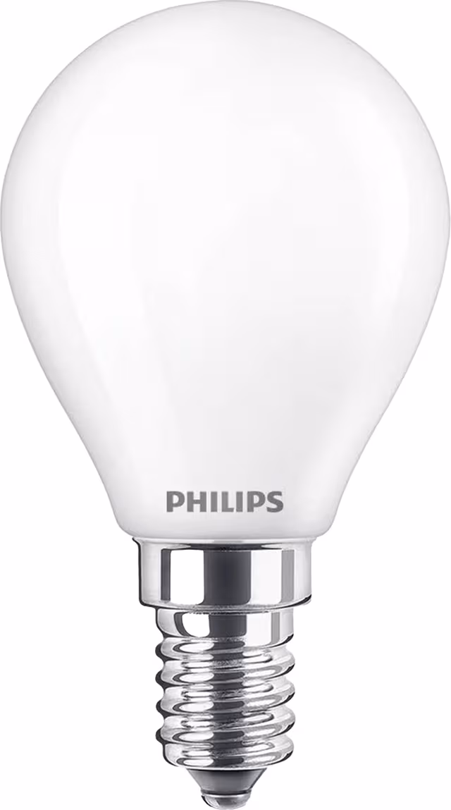 Philips LED-glödlampa Classic Candle 4.3W/827 (40W) Frosted 2-pack E14
