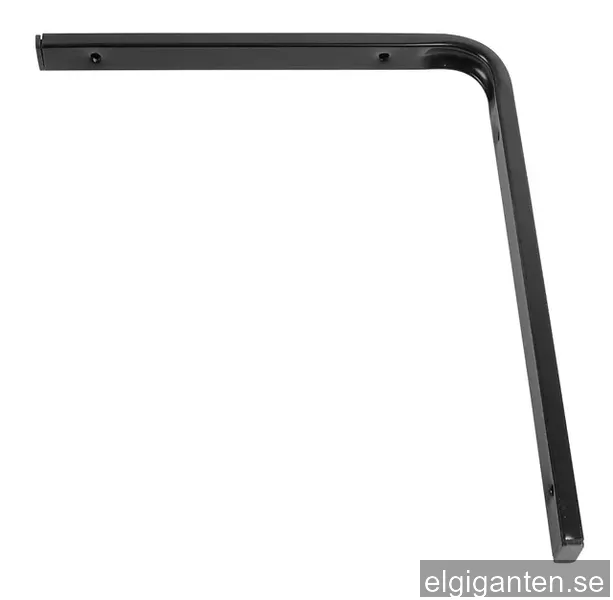 Hylleknekt F-profil 250x300 mm - svart