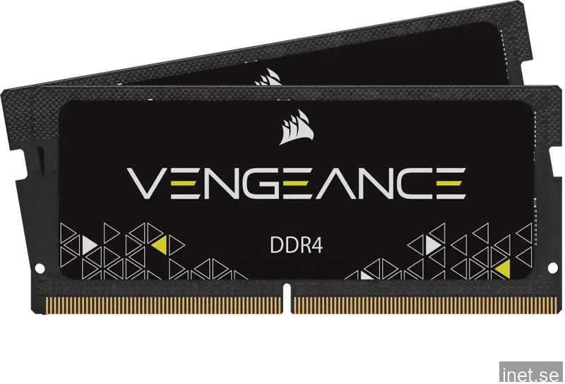 Corsair Vengeance SODIMM DDR4-3200 - 16GB - CL22 - Dual Channel (2 pcs) - Svart