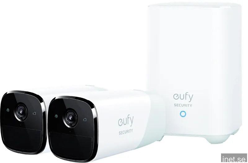 Eufy Cam 2 Pro 2-pack+Eufy Security HomeBase 2 smart övervakningskit