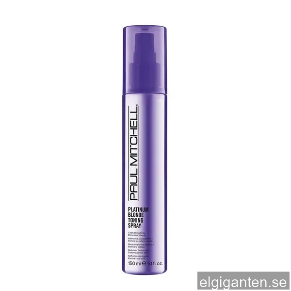 Paul Mitchell Platinum Blonde Toning Spray – Lila hårvård för blont, grått eller vitt hår,