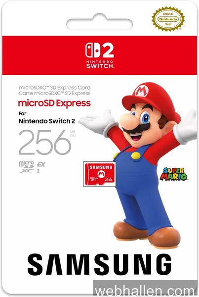 Samsung Nintendo Switch 2 microSD - 256GB