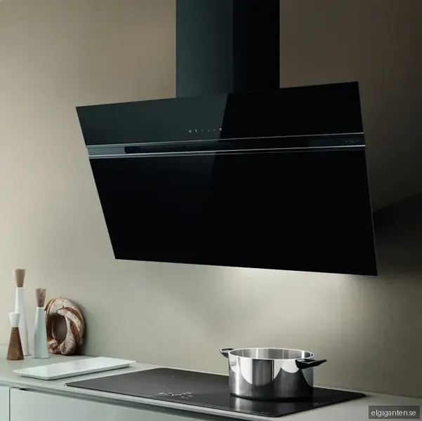 EICO Vägghängd Köksfläkt 4833 (svart 90cm)