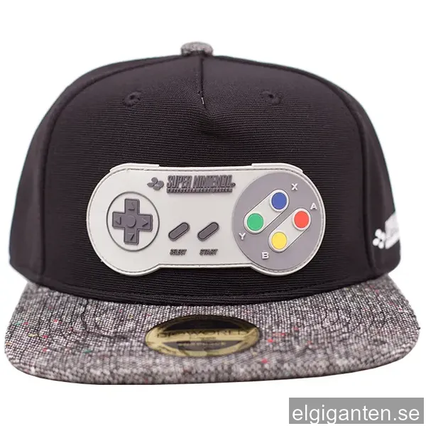 Nintendo SNES controller keps (svart)