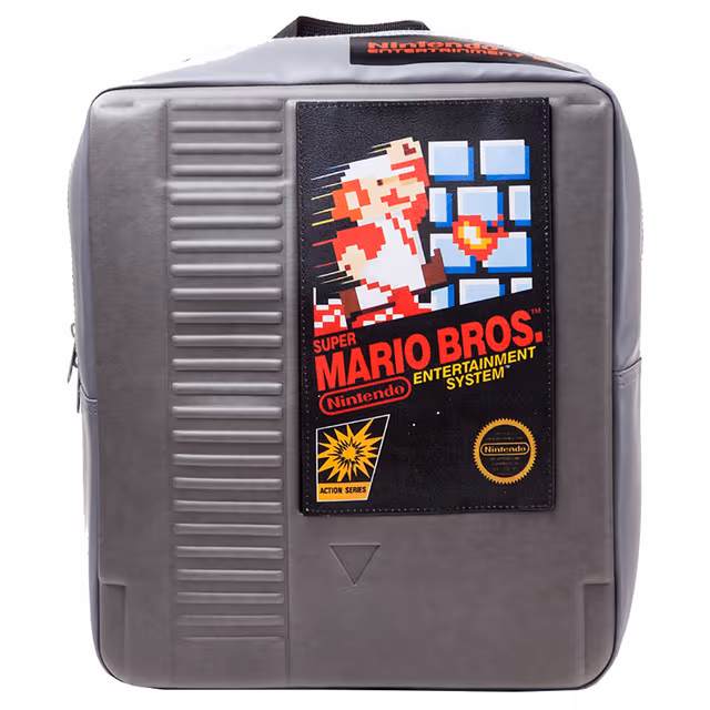 Nintendo Original SNES kassett ryggsäck (grå)