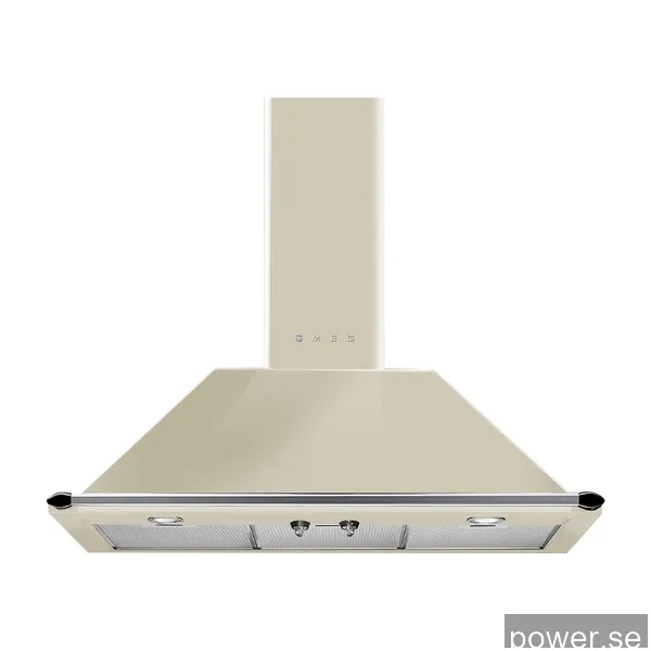 Smeg Serie Victoria Vägghängd Köksfläkt KT90PE (creme 90cm)